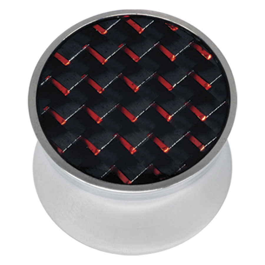 Steel Basicline® Carbon Fibre Black/Red Plug