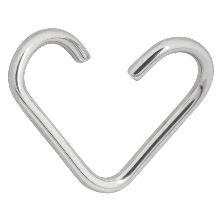 Steel Basicline® Continuous Ring Heart